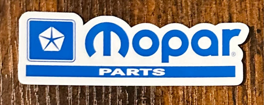 Mopar parts sticker