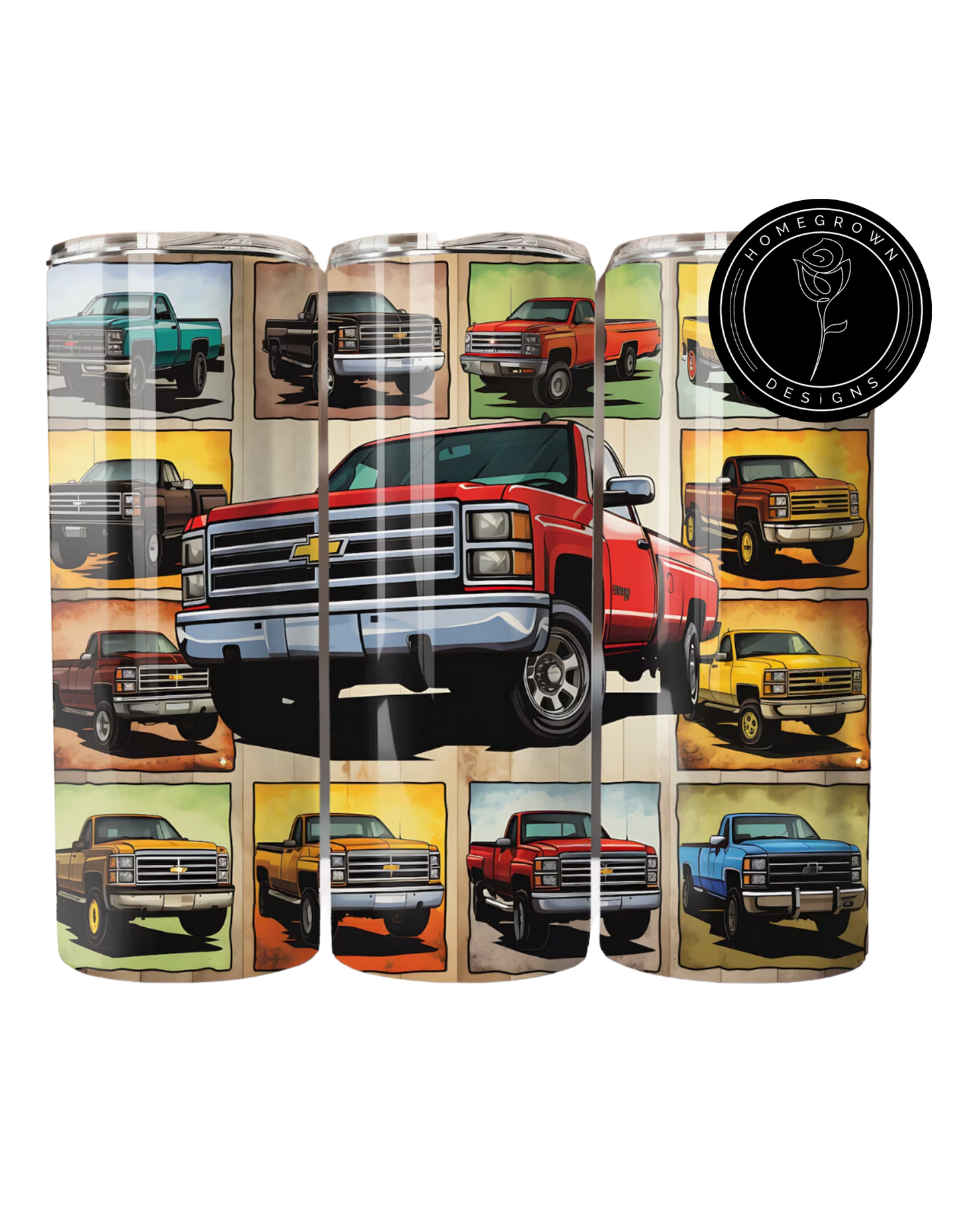 American Trucks Collage Tumbler