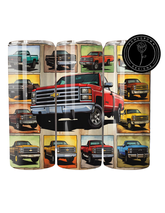 American Trucks Collage Tumbler