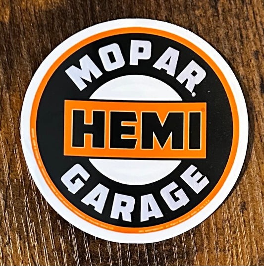 Mopar garage sticker