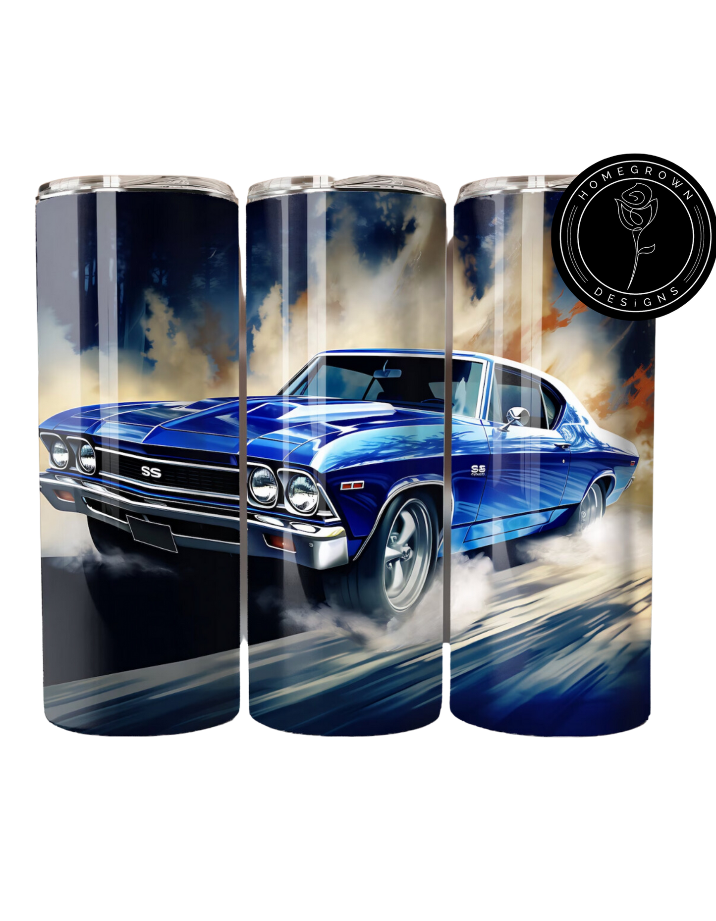 Blue Chevelle Tumbler