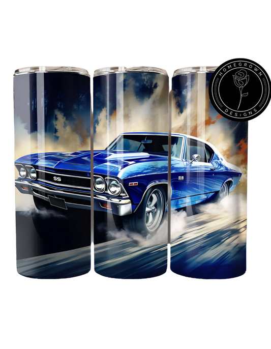 Blue Chevelle Tumbler