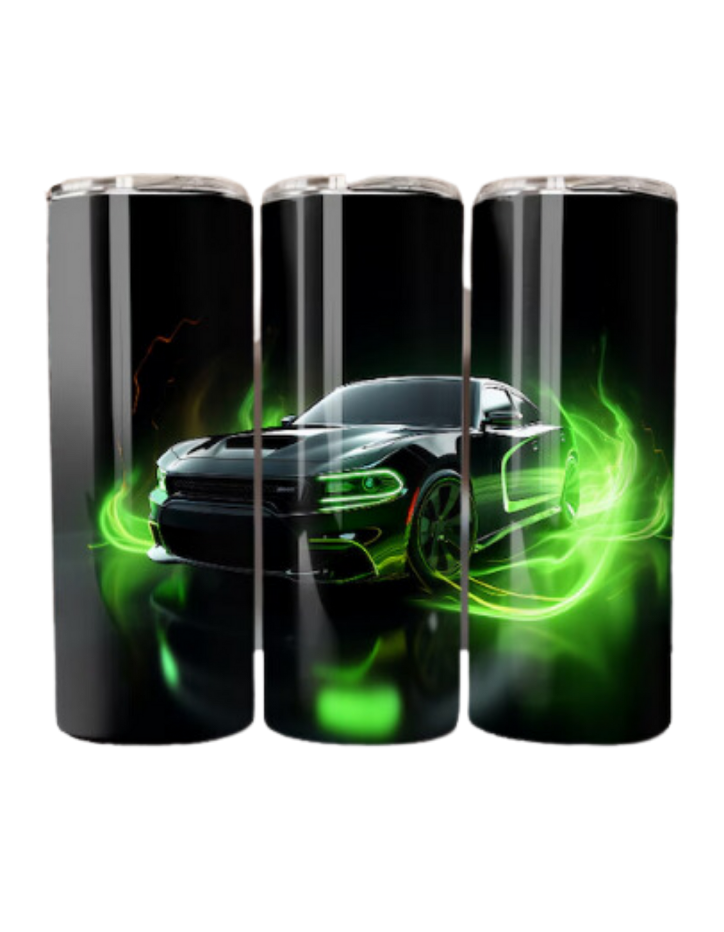 Chargers with Flames Tumbler