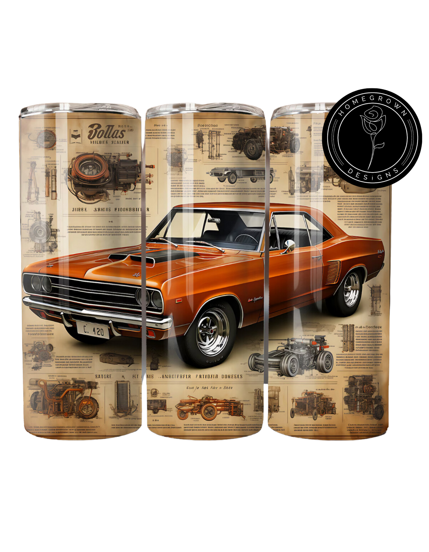 Dodge Muscle Car Tumbler