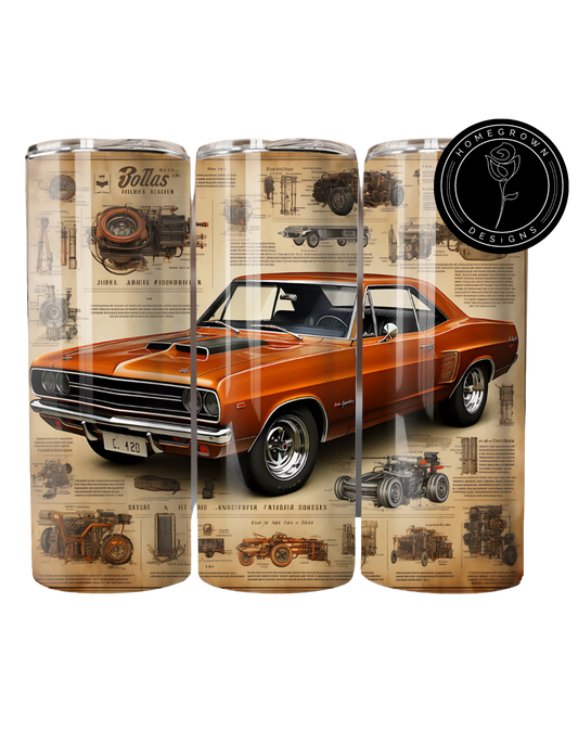 Dodge Muscle Car Tumbler