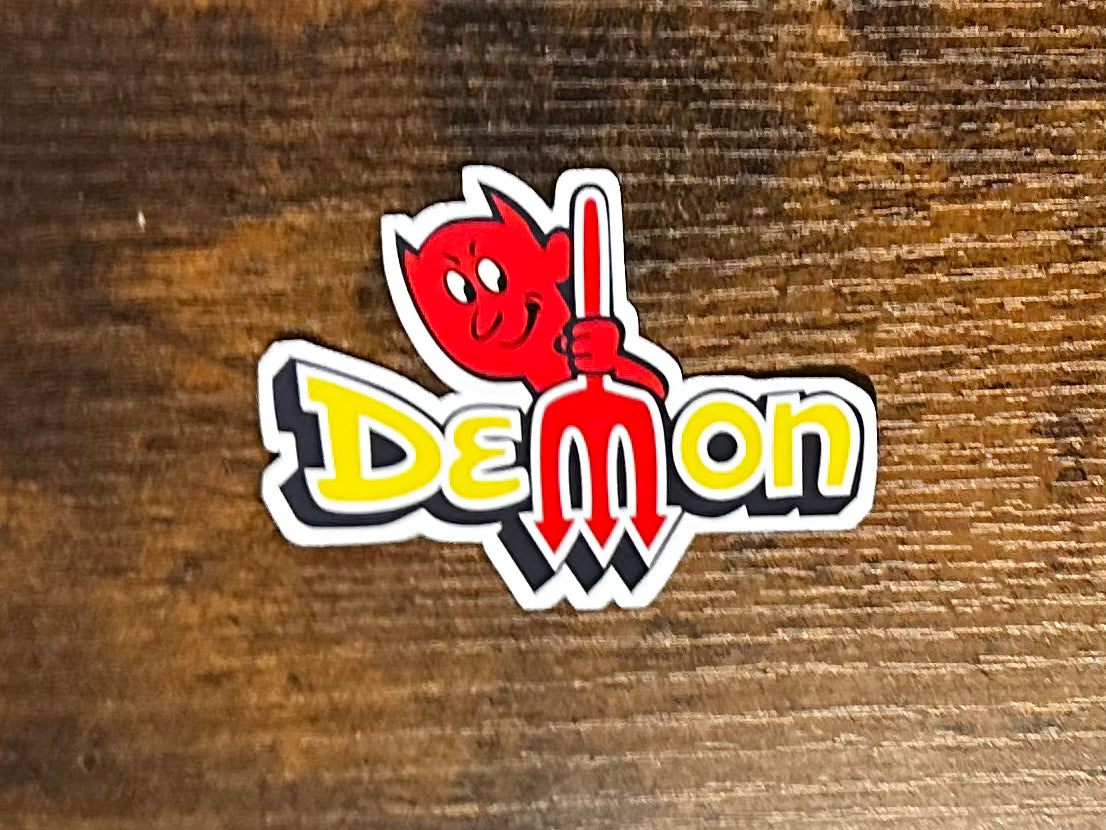 Demon Pitchfork Sticker