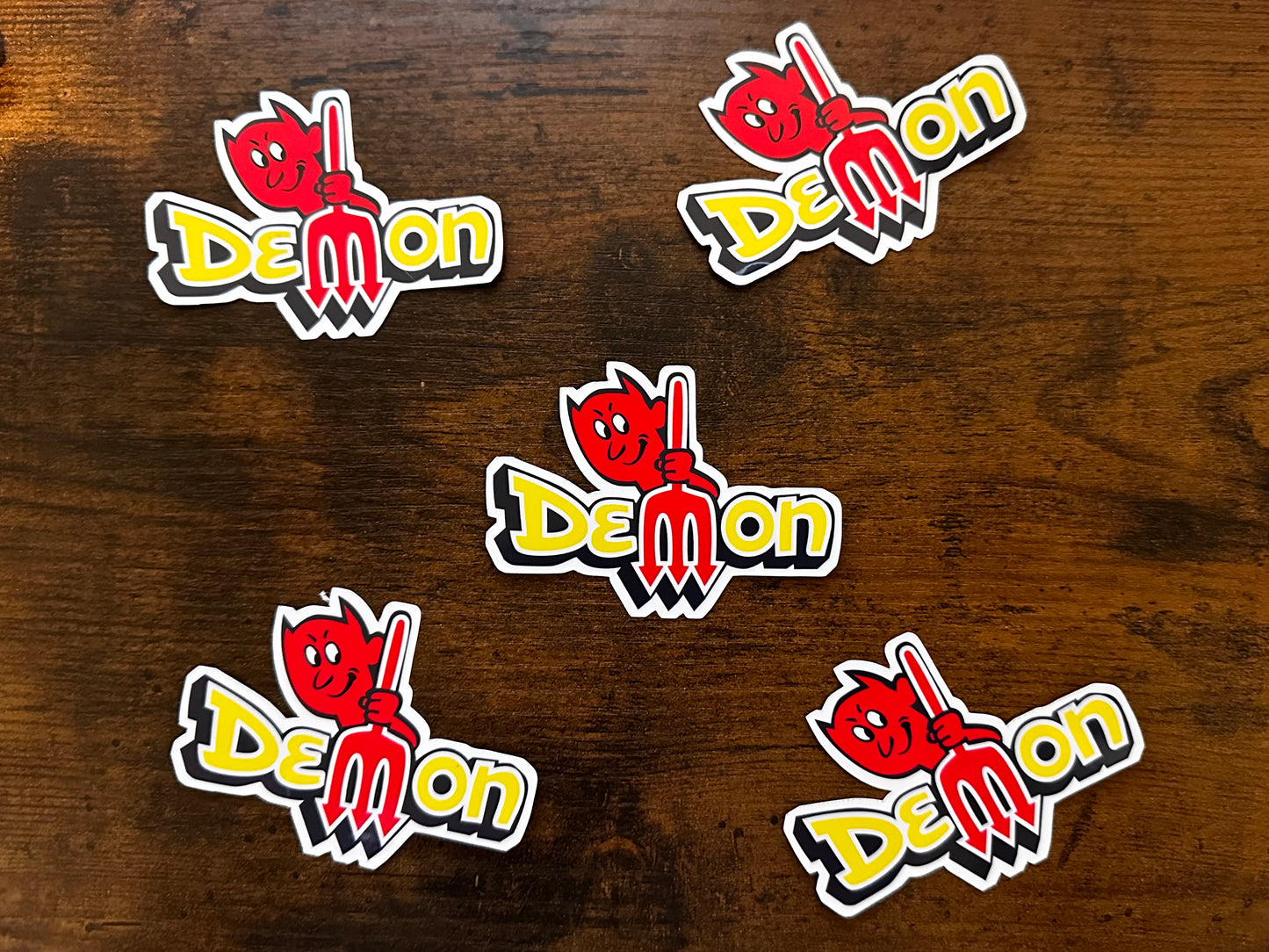 Demon Pitchfork Sticker