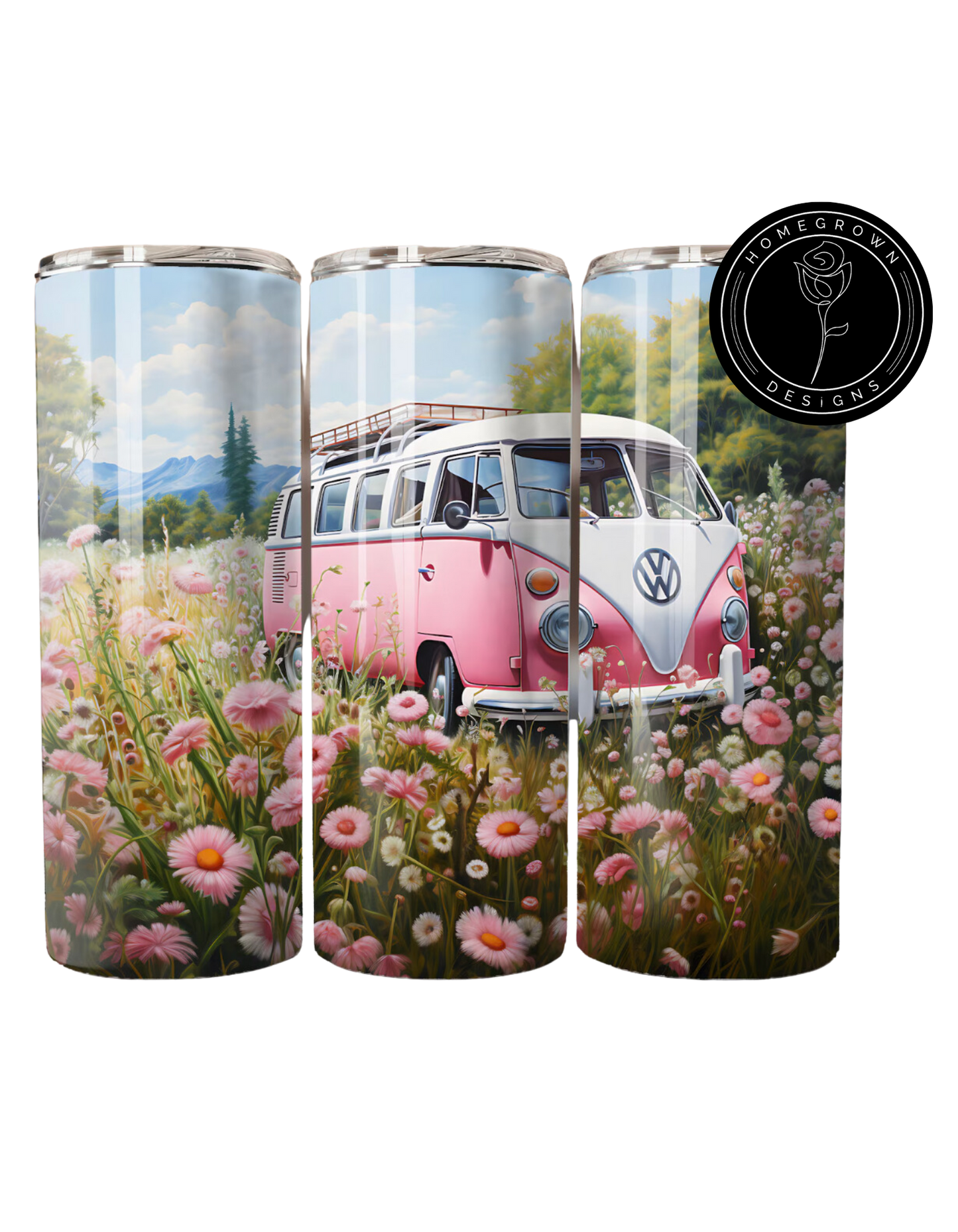 Hippie VW Bus Tumbler