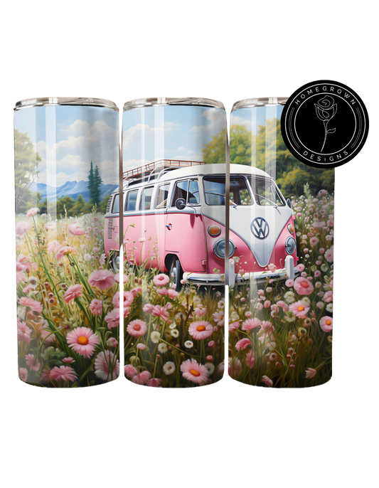 Hippie VW Bus Tumbler