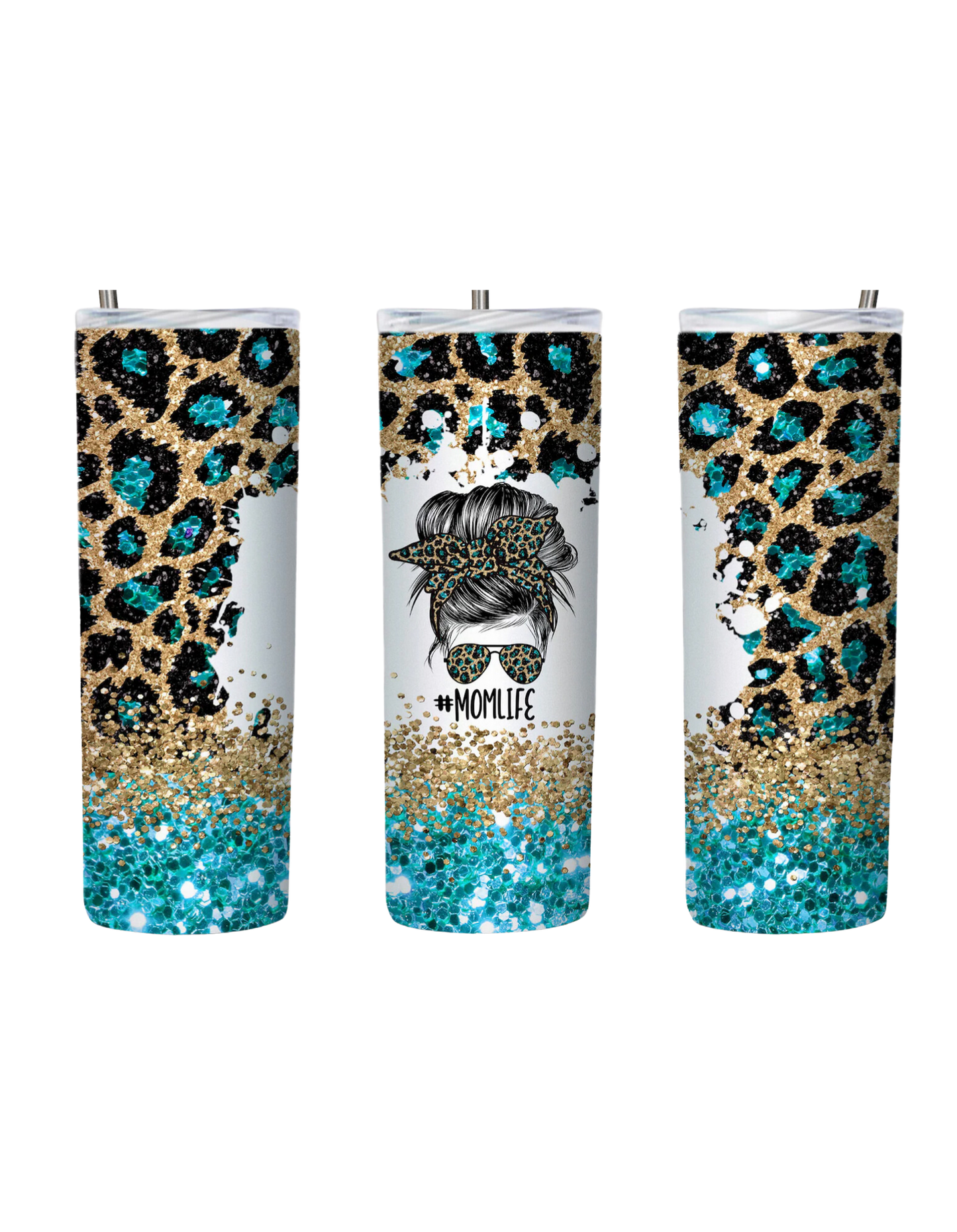 Mom Life Blue/Gold Tumbler