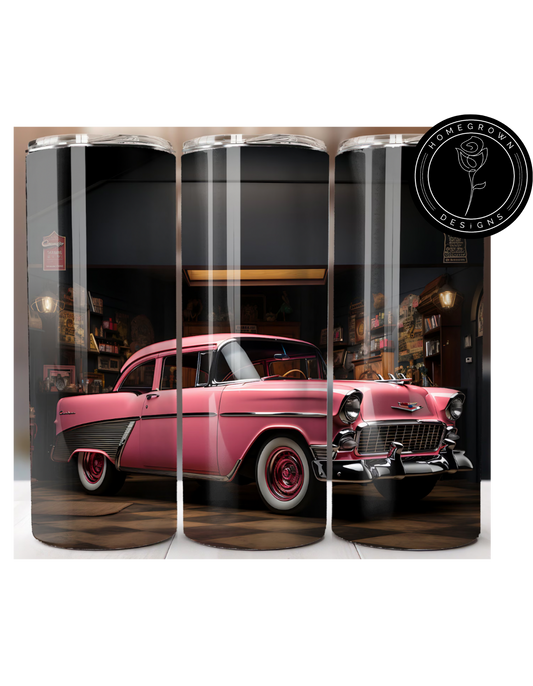 Pink Bel Air Tumbler