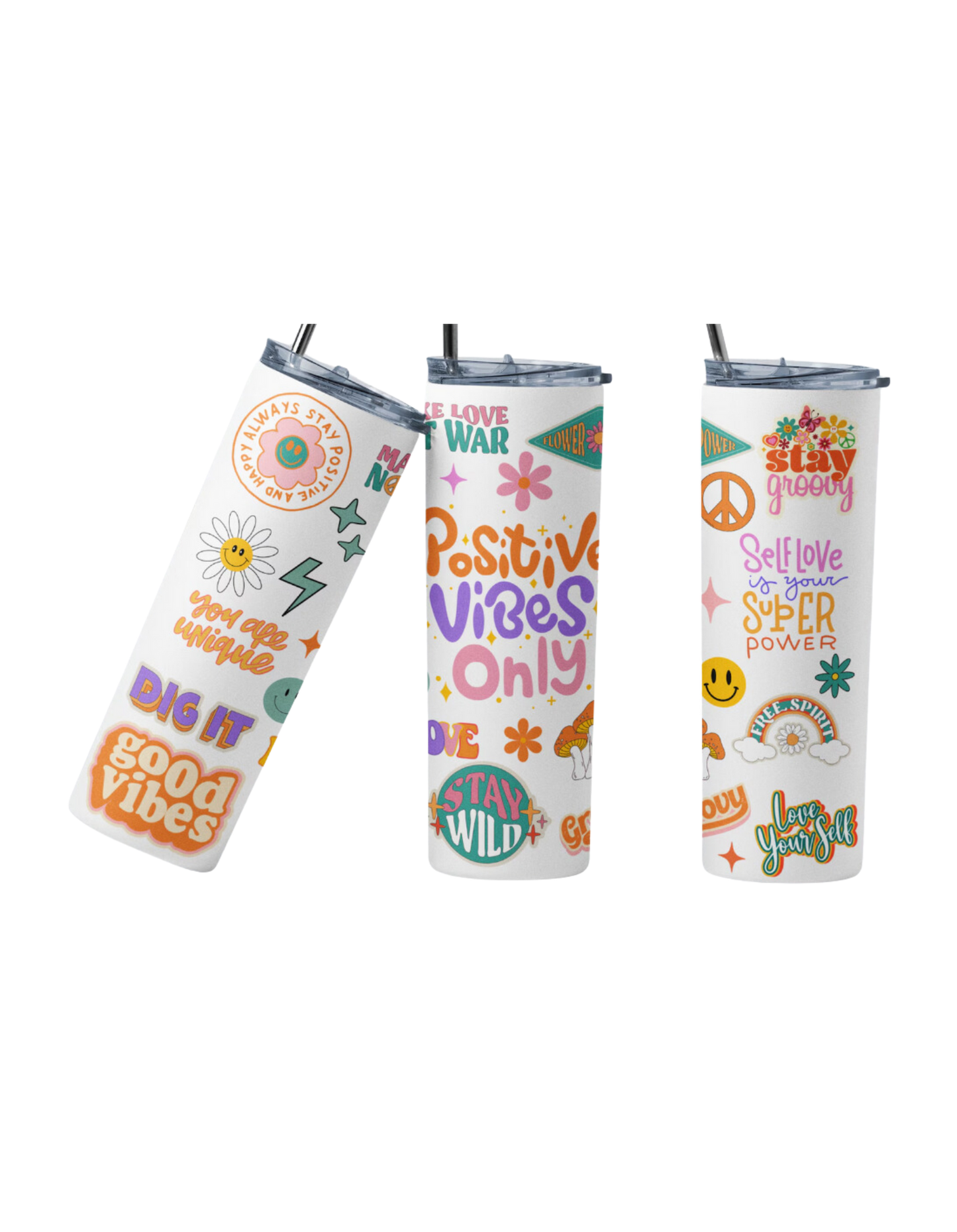 Positive Vibes Tumblers