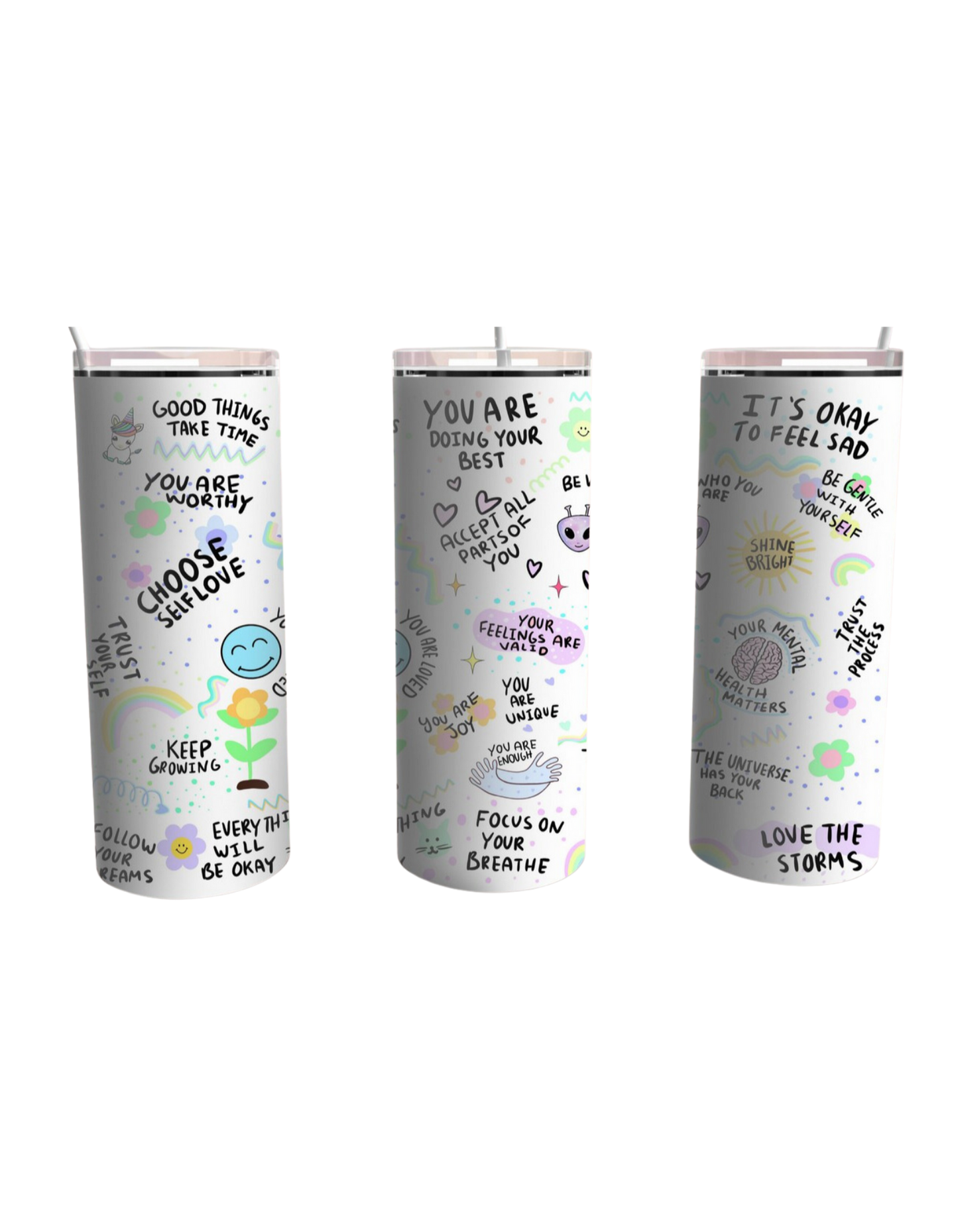 Positive Vibes Tumblers