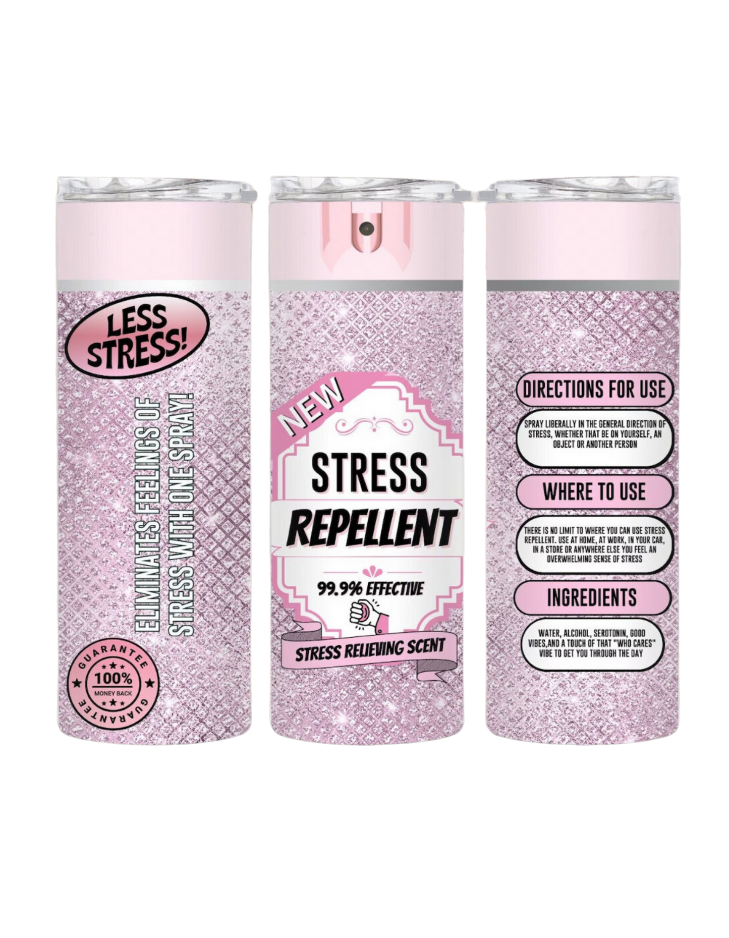 Stress Repellent Spray Tumbler