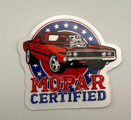 Mopar Certified Sticker