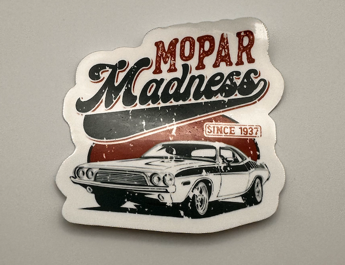 Mopar Madness sticker