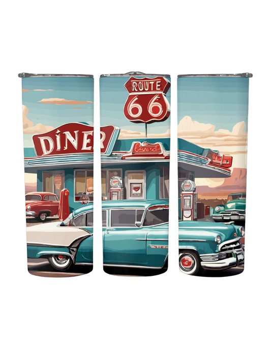 Route 66 Diner Tumbler